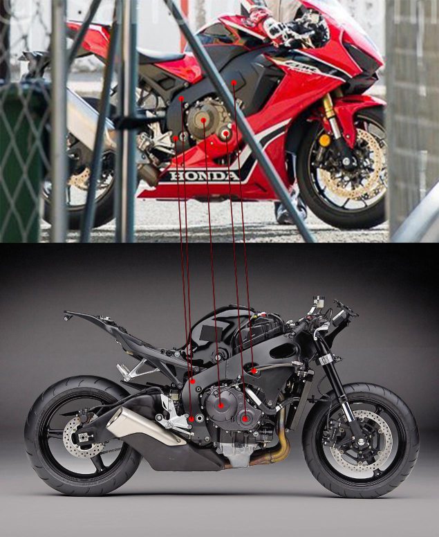 2017 Honda CBR1000RR similarities