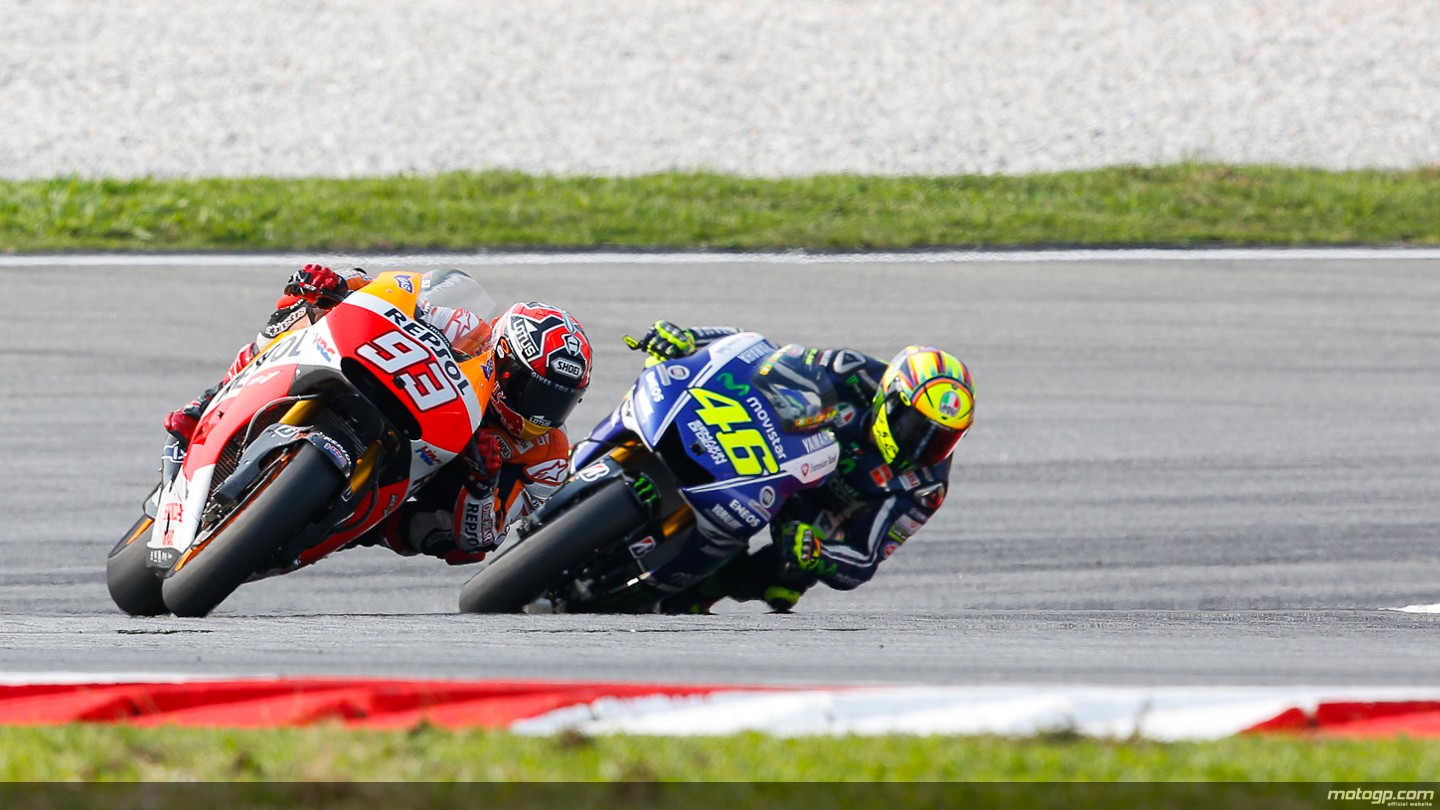 Rossi vs Marquez Sepang Clash 2015 3
