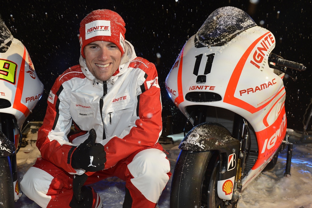 Бен Спиз на презентацијата на својот нов тим ducati-pramac-4