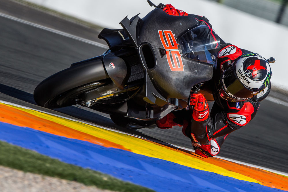 motogp what does lorenzo think ducati first ride