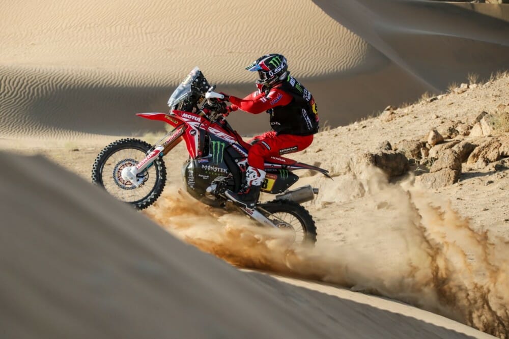 2020 dakar rally motorcycle results stage two 3