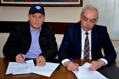 Градоначалникот на Општина Струмица Коста Јаневски и претседателот на МФМ Зоран Трајковски p1