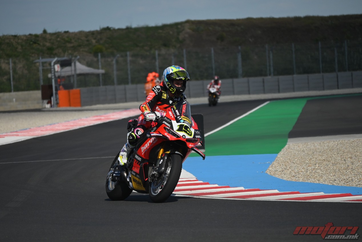 Алваро Баутиста на Ducati во WorldSBK