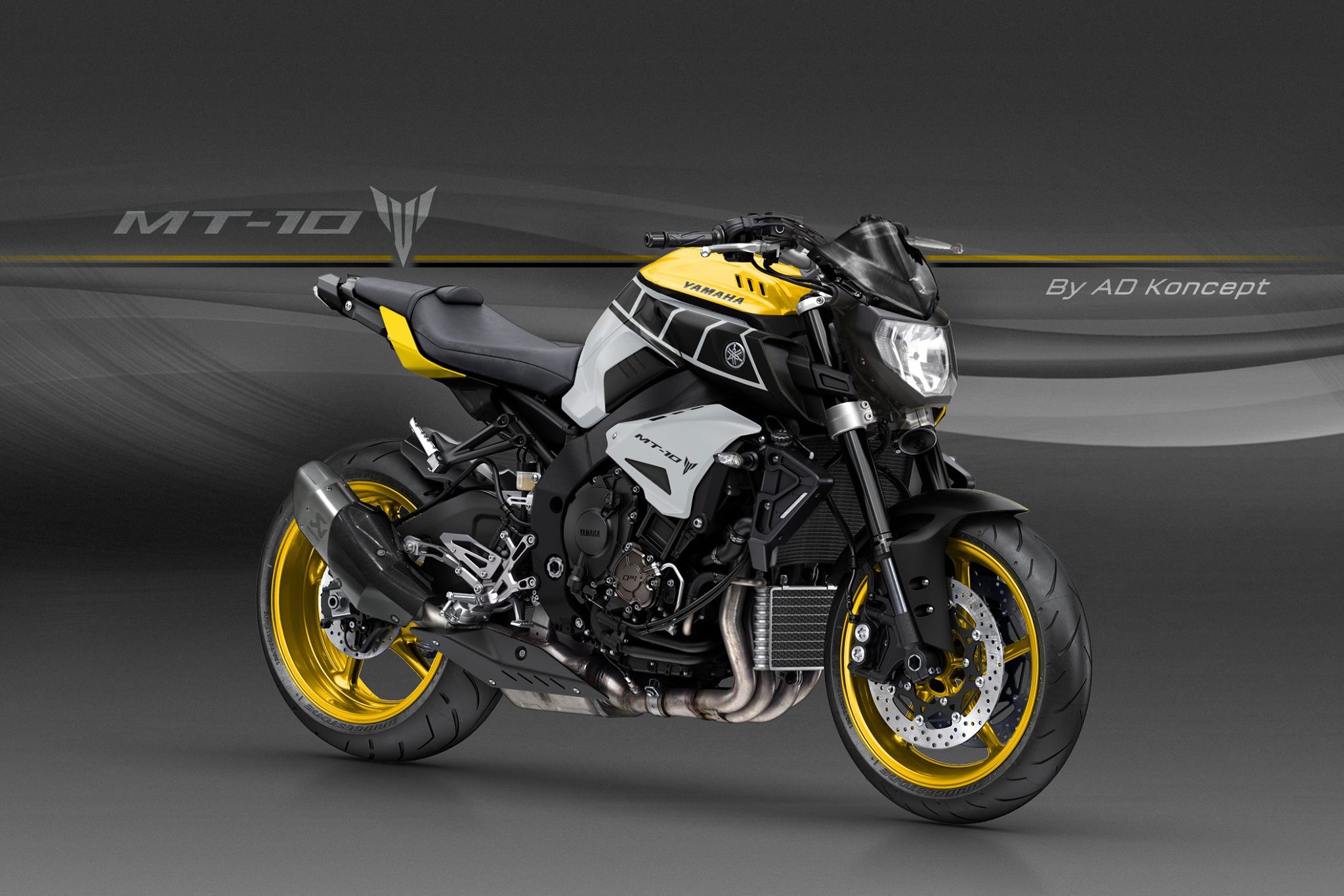 Интересна идеја за промена на изгледот на новата Yamaha MT-10 yamaha mt 10 in valentino rossi livery and more from ad koncept 10