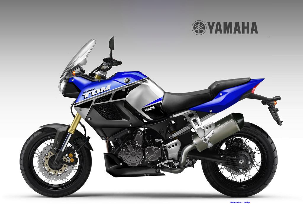 Oberdan Bezzi со свој концепт за Yamaha Super TDM1200 yamaha super tdm1200 Oberdan Bezzi