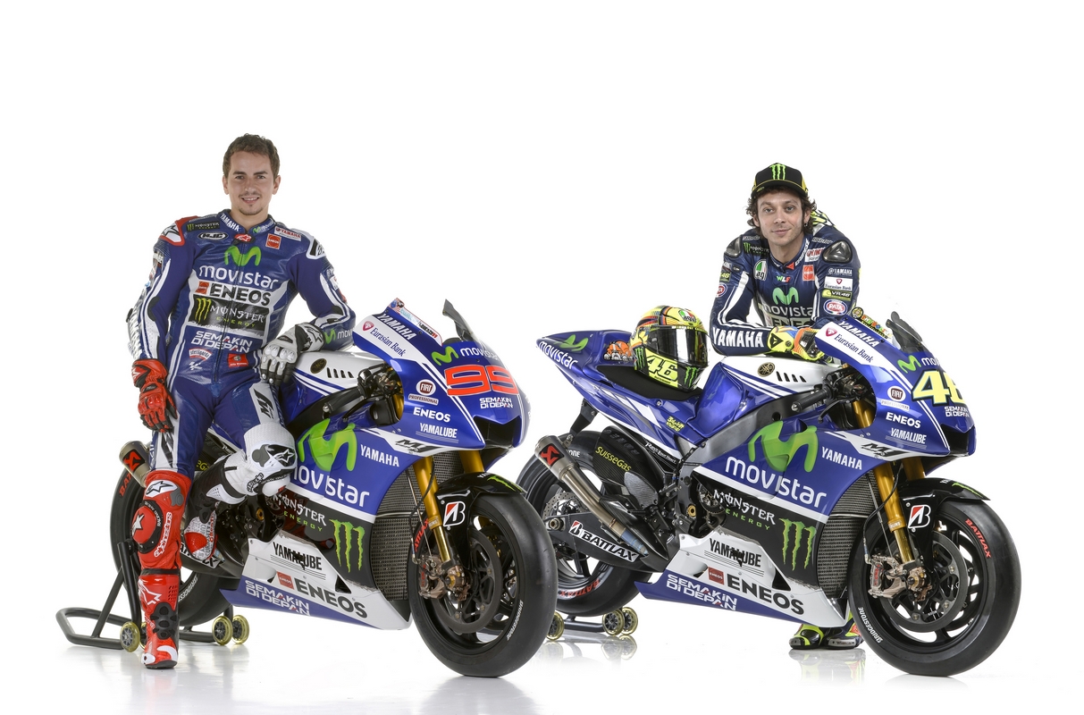 Хорхе Лоренцо и Валентино Роси со новата YZR-M1 yzf-2014-1